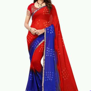 Rihu Pretty Chiffon Printed Sarees