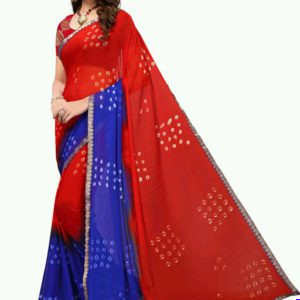 Rihu Pretty Chiffon Printed Sarees