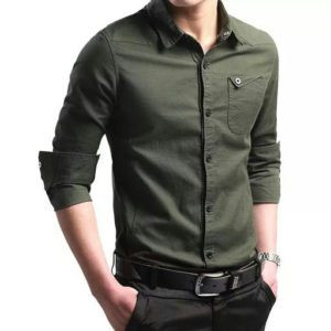 Blite Mens Designer Cotton Solid Shirts