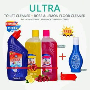 Toilet & Floor Cleaner Combo Pack of 3