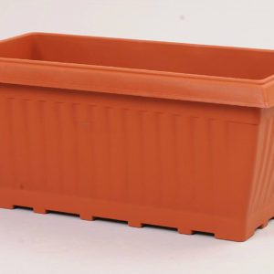 First Smart Plastic Rectangle Pot (Brown, 22 cm x 12 cm x 11 cm ) rojdeal.in Make in india products
