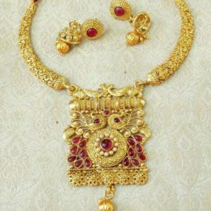 Zixer Women’s Alloy Gold Plated Jewellery Set Glamorous