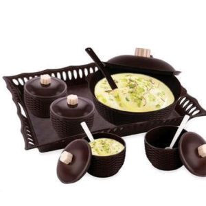 Multipurpose Unbreakable Chef set / Serve set with 5 Bowls with tray