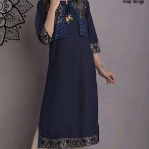 Rojdeal Era Women’s Embellished Rayon Kurtis