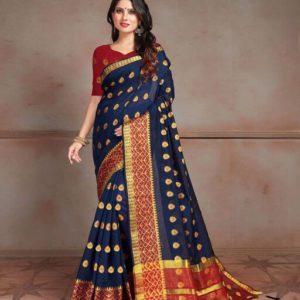 Rojdeal Sensational Banarasi Cotton saree