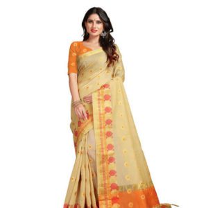 Rojdeal Sensational Banarasi Cotton saree