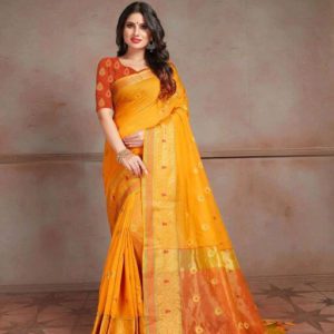 Rojdeal Sensational Banarasi Cotton saree