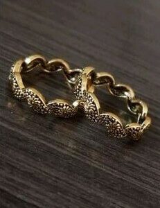 Lyks Brass Gold Women’s Anklets & Toe Rings