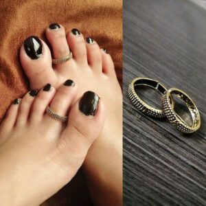 Marvi Brass Gold Women’s Anklets & Toe Rings