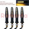 Ramanta 9 led turn signal side indicator light universal bike ktm style pack of 4 2 Rojdeal. In - car bike accessories