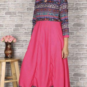 Women Printed Crepe Kurtis