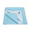 Rojdeal waterproof baby bed protector dry sheet for born babies (small (50cm x 70cm), pink) with ultra absorbance sea blue