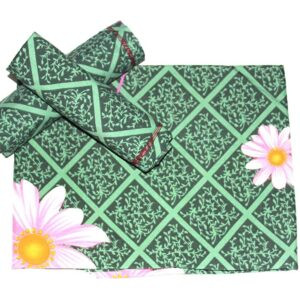 Rojdeal Glace Cotton King Size Double Bedsheet with 2 Pillow Covers (Green)