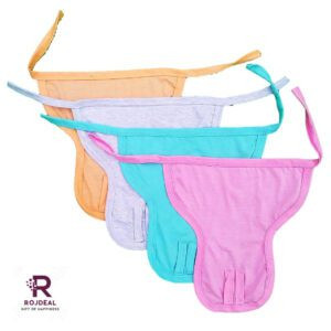 Rojdeal Washable and Reusable Baby’s Cotton Cloth Diapers Langot for baby 0-6 months Double Layer Cotton Nappy For New Born Baby U Shaped Pack of 10 Pcs