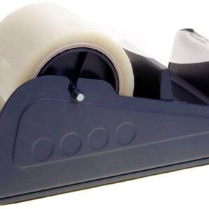 Rojdeal Tape Dispenser Heavy Weight and Anti-Skid 2 inch with Complementary 2 Inch Transparent Tape Use for Home, Office, School, Parcel Packing & Carton Sealing Premium Quality