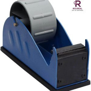 Rojdeal Tape Dispenser Heavy Weight and Anti-Skid 2 inch with Complementary 2 Inch Brown Tape Use for Home, Office, School, Parcel Packing & Carton Sealing Premium Quality