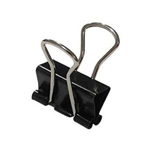 Rojdeal 25 mm Size Paper Binder Clip Clamp for Office, Home, School, Paper Holding Clips Set of 6 Dozen (72 Pieces)