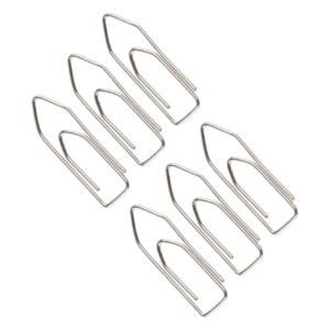 Rojdeal Paper Clips, Metal Gem Clips, Paper U Clips, (35 MM Each, 100 Piece) Metal Steel Paper Clips, for Holding Loose Papers
