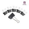 Rojdeal small 19 mm size paper binder clip clamp for office, home, school, institutions pack of 72 clips, capacity 45 pages 2 Rojdeal 25 mm size paper binder clip clamp for office