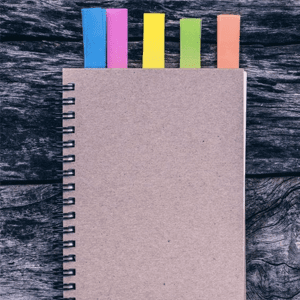 Page marker index tabs sticky notes