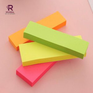 Rojdeal Flags – 5 Color Page Marker Pack of 12 Index Tabs Sticky Notes