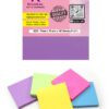 Rojdeal sticky notes, bright neon colors for notes and reminders, 3 in. X 3 in,5 pads/pack, 5 colors x 100 sheets/pad sticky notes stationary 2 Sticky notes