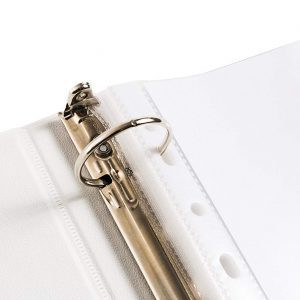 Rojdeal Transparent A4 Size Document Sleeves Leaf Waterproof Clear Sheet Protector 11 Holes Punched Ring Files (100 Pcs (200 Micron)