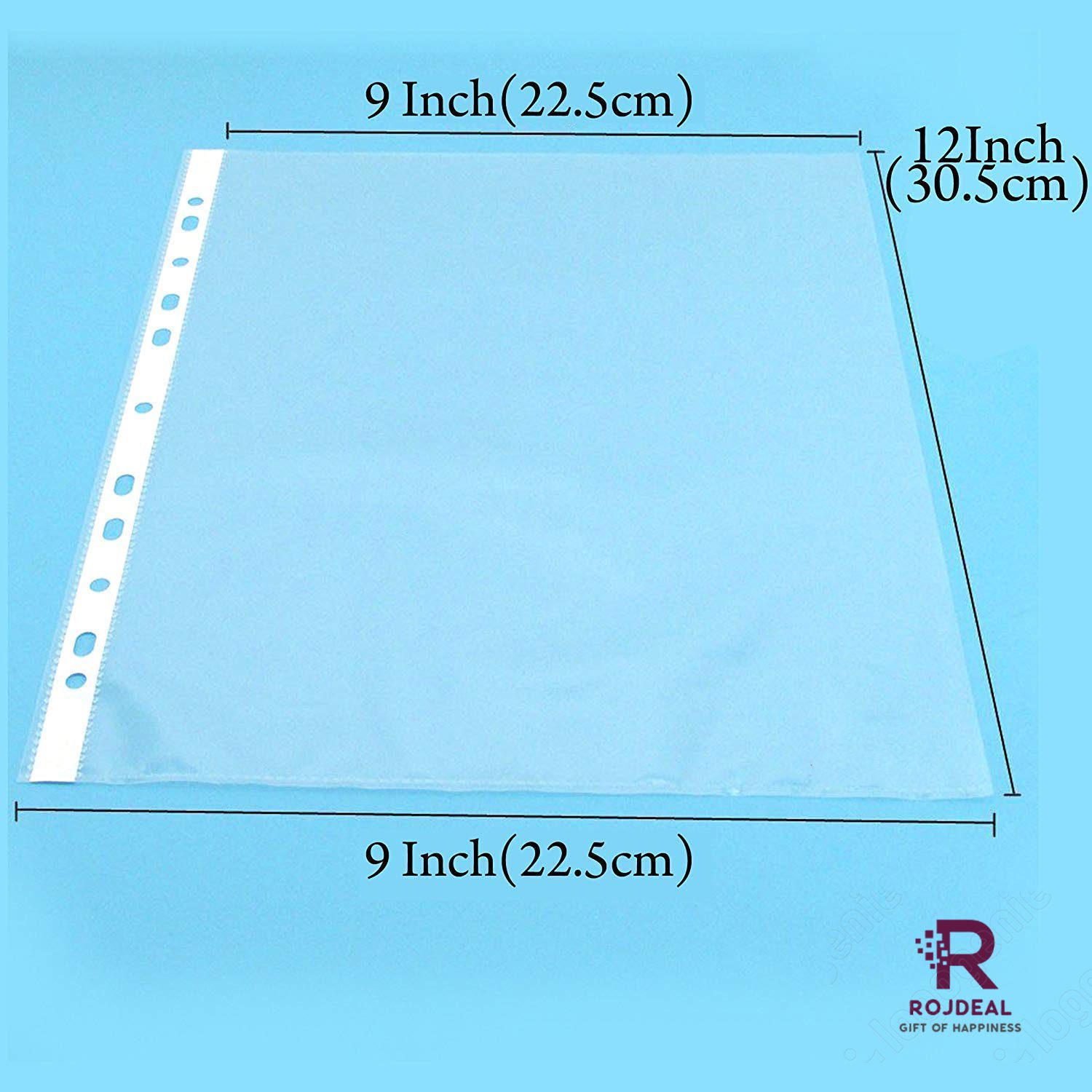 Rojdeal transparent a4 size document sleeves