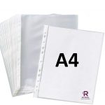 Rojdeal transparent a4 size document sleeves