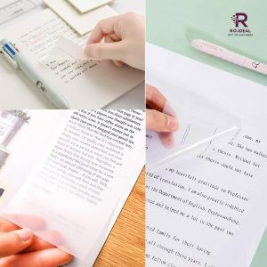 Transparent Sticky Notes 3 x 3 Inch 100 Sheets
